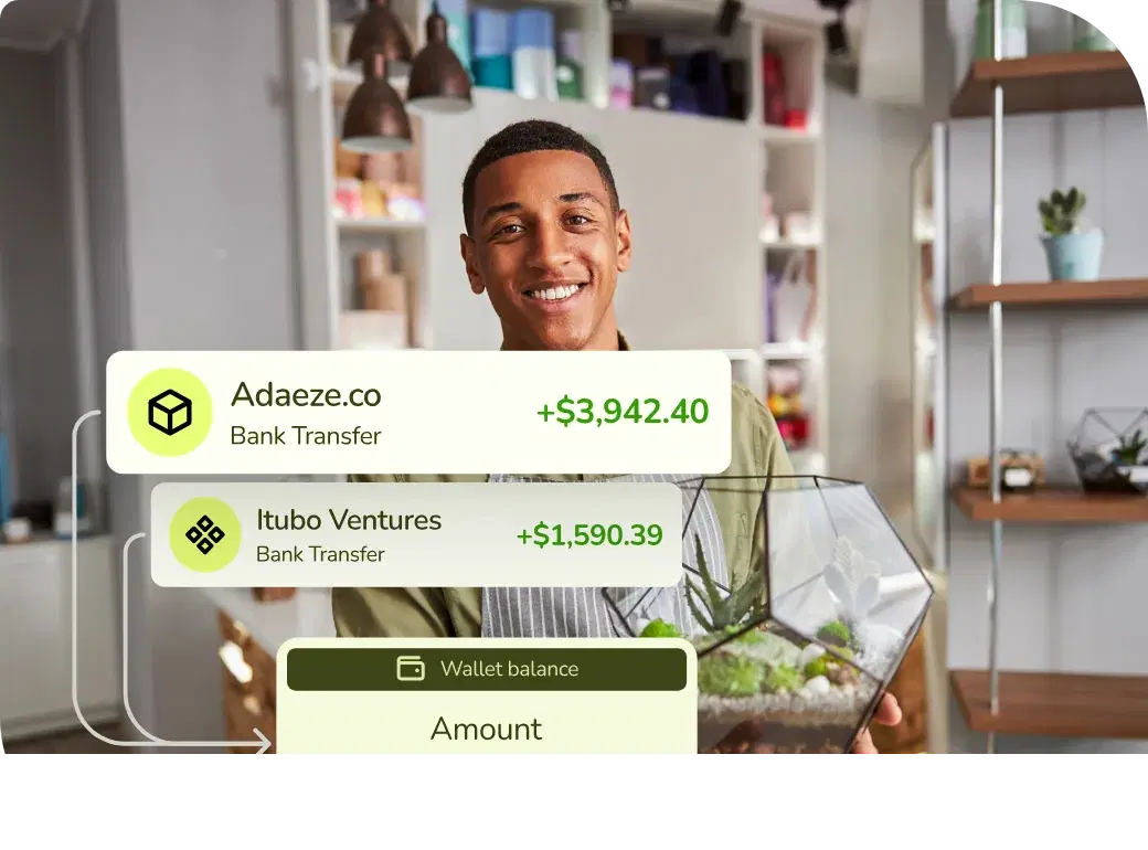 wallet service and solutions for businesses and fintech